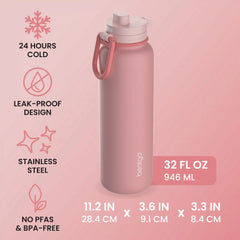 Bentgo Flip 2-in-1 Water Bottle (32 fl oz)