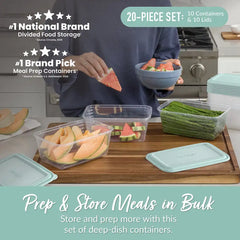 Bentgo Prep 8-Cup Deep-Dish Container (20-Piece Set)
