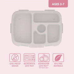 Bentgo Kids Tray with Transparent Cover (Glitter)