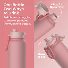 Bentgo Flip 2-in-1 Water Bottle (32 fl oz)