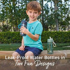 Bentgo Kids Prints Water Bottle (2-Pack)