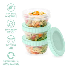 Bentgo Prep Twist-Top Fluid Ounce Containers (20-Piece)